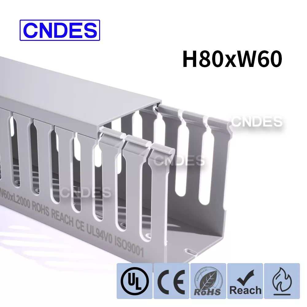 Saluran Pendawaian PVC Berslot 80×60 Disenaraikan